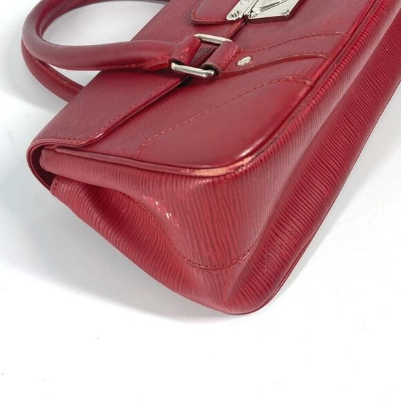 LOUIS VUITTON M5887E Epi Segur PM flap Hand Bag Epi Leather Castilian Red - Picture 9 of 16